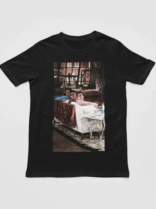 Tv Friends T-Shirt #19 Ross, Joey and Chandler face cream